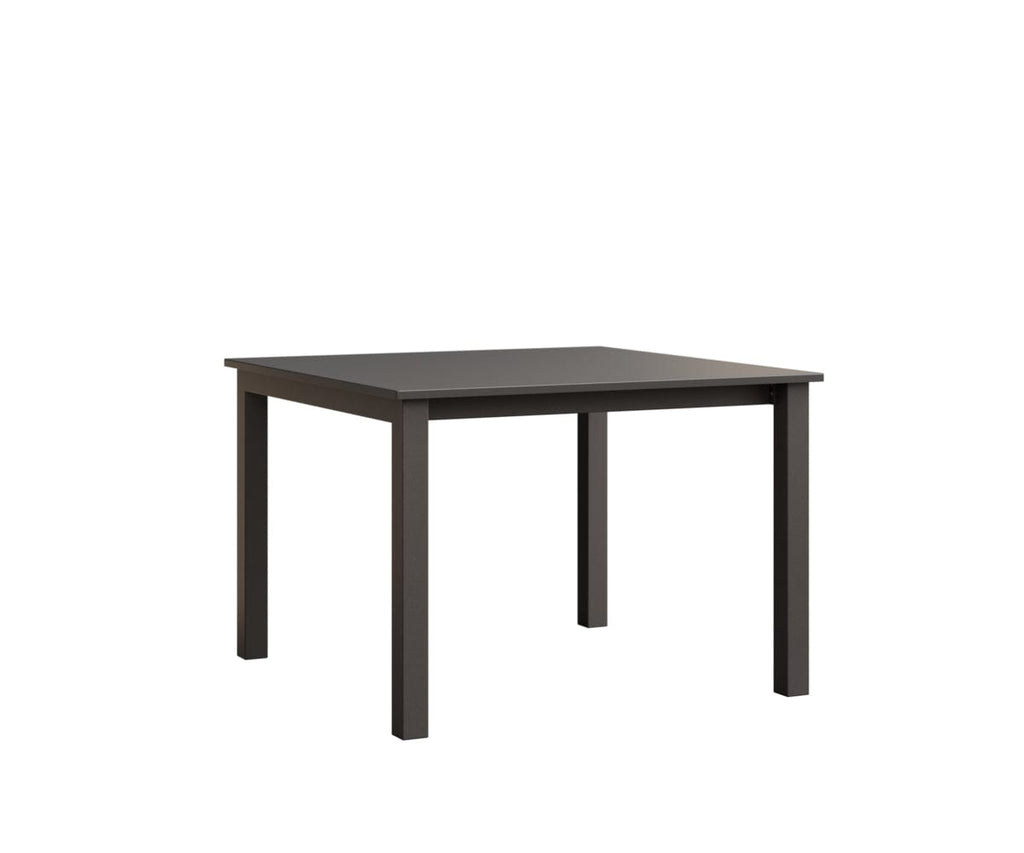 Berkley Expandable Table 42"x42 Rockwood Outdoor Furniture Hammered Top: Stainless Granite Speckle Closed