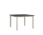 Berkley Expandable Table 42"x42 Rockwood Outdoor Furniture MGP Berry White Closed