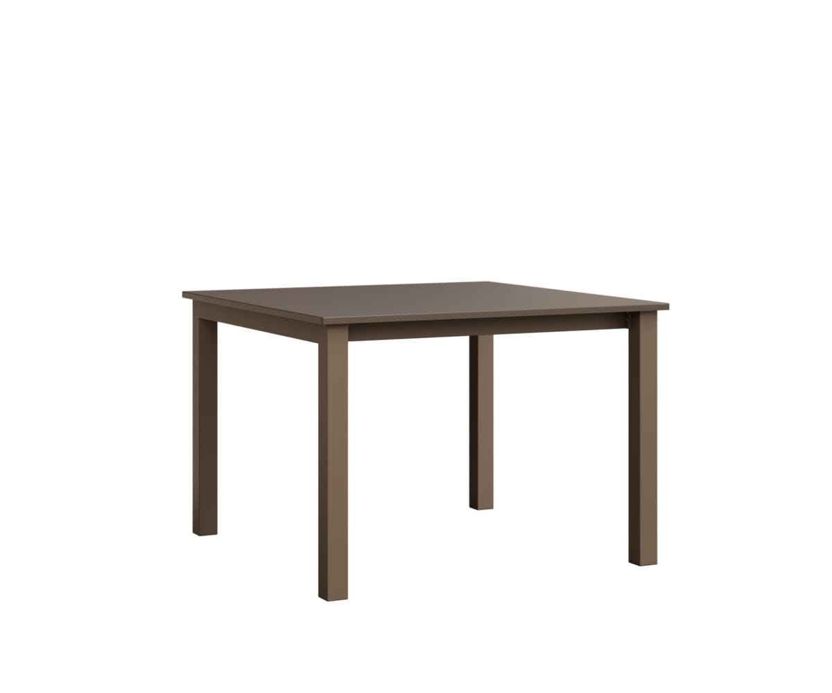 Berkley Expandable Table 42"x42 Rockwood Outdoor Furniture MGP Clay Clay Closed
