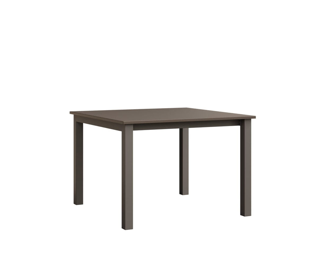 Berkley Expandable Table 42"x42 Rockwood Outdoor Furniture MGP Clay Graphite Closed