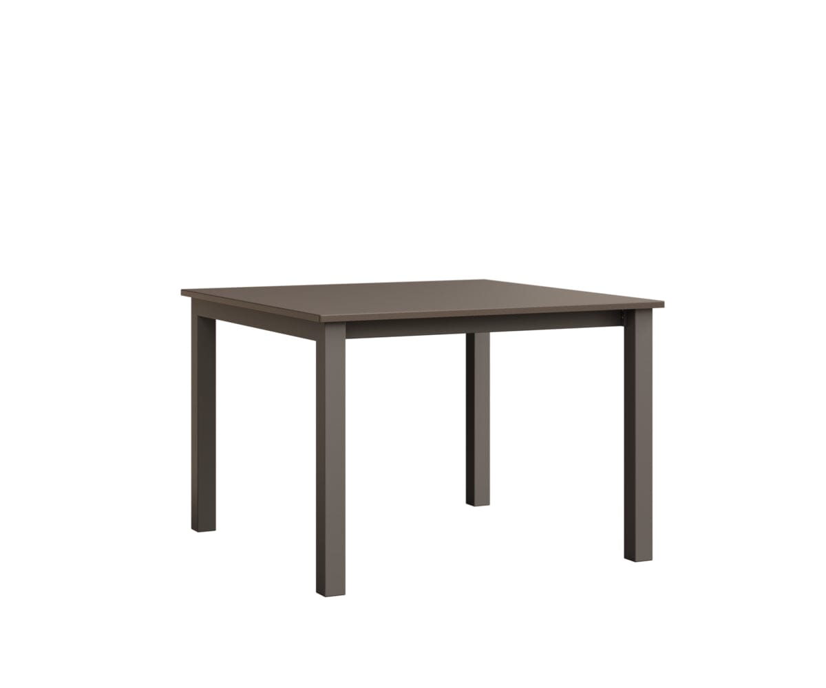 Berkley Expandable Table 42"x42 Rockwood Outdoor Furniture MGP Clay Graphite Closed