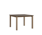Berkley Expandable Table 42"x42 Rockwood Outdoor Furniture MGP Clay Oak Wood Vein Closed
