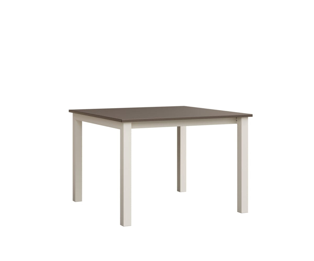 Berkley Expandable Table 42"x42 Rockwood Outdoor Furniture MGP Clay White Closed