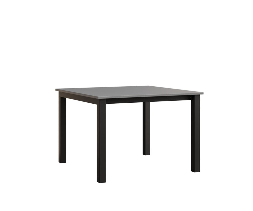 Berkley Expandable Table 42"x42 Rockwood Outdoor Furniture MGP Fog Black Closed