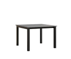 Berkley Expandable Table 42"x42 Rockwood Outdoor Furniture MGP Fog Black Closed