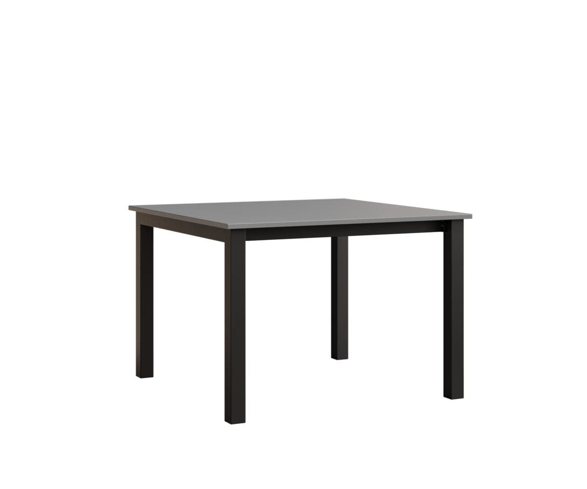 Berkley Expandable Table 42"x42 Rockwood Outdoor Furniture MGP Fog Black Closed