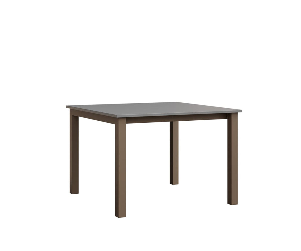 Berkley Expandable Table 42"x42 Rockwood Outdoor Furniture MGP Fog Clay Closed