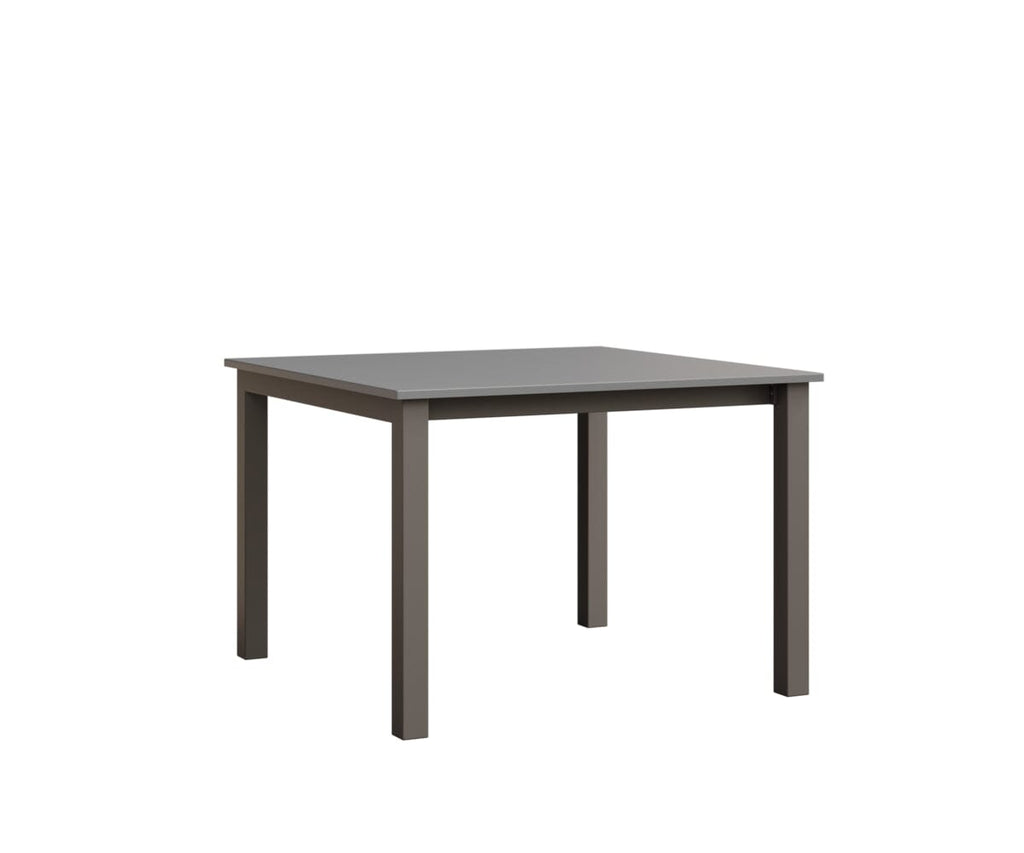 Berkley Expandable Table 42"x42 Rockwood Outdoor Furniture MGP Fog Graphite Closed
