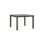 Berkley Expandable Table 42"x42 Rockwood Outdoor Furniture MGP Fog Graphite Closed