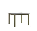 Berkley Expandable Table 42"x42 Rockwood Outdoor Furniture MGP Fog Green Sage Closed