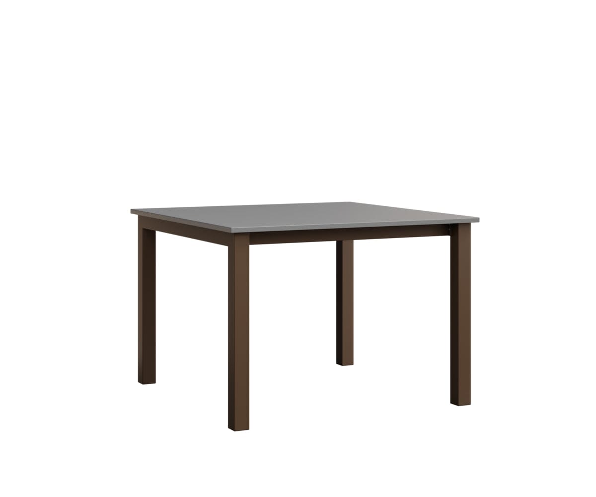 Berkley Expandable Table 42"x42 Rockwood Outdoor Furniture MGP Fog Mesquite Wood Vein Closed