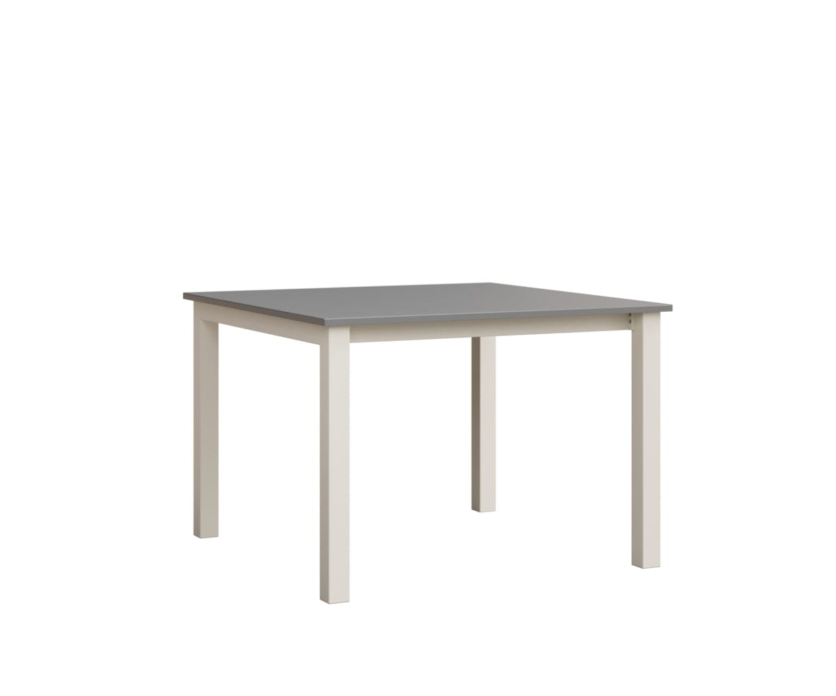 Berkley Expandable Table 42"x42 Rockwood Outdoor Furniture MGP Fog White Closed