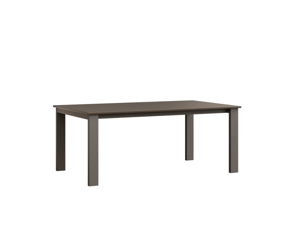 Berkley Expandable Table 42"x72 Rockwood Outdoor Furniture Hammered Top: Bronze Graphite Closed