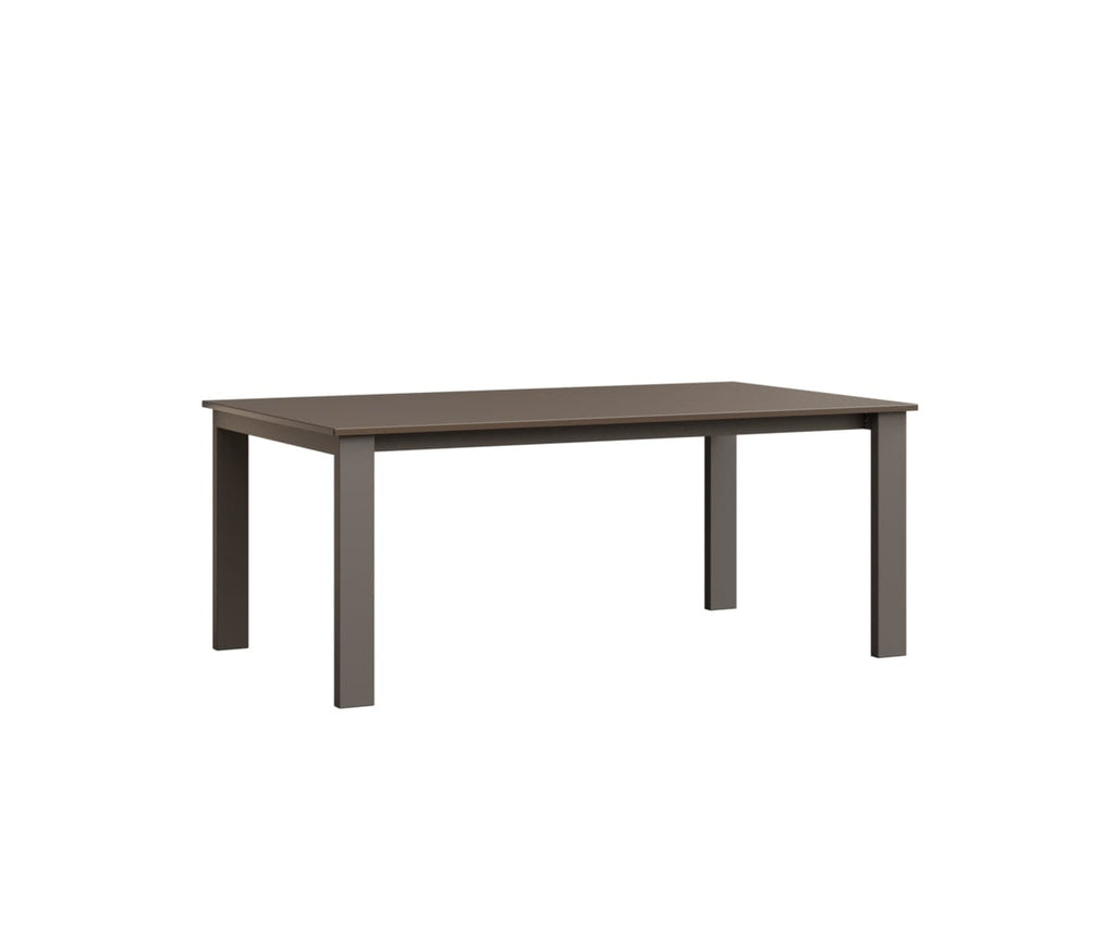 Berkley Expandable Table 42"x72 Rockwood Outdoor Furniture MGP Clay Graphite Closed