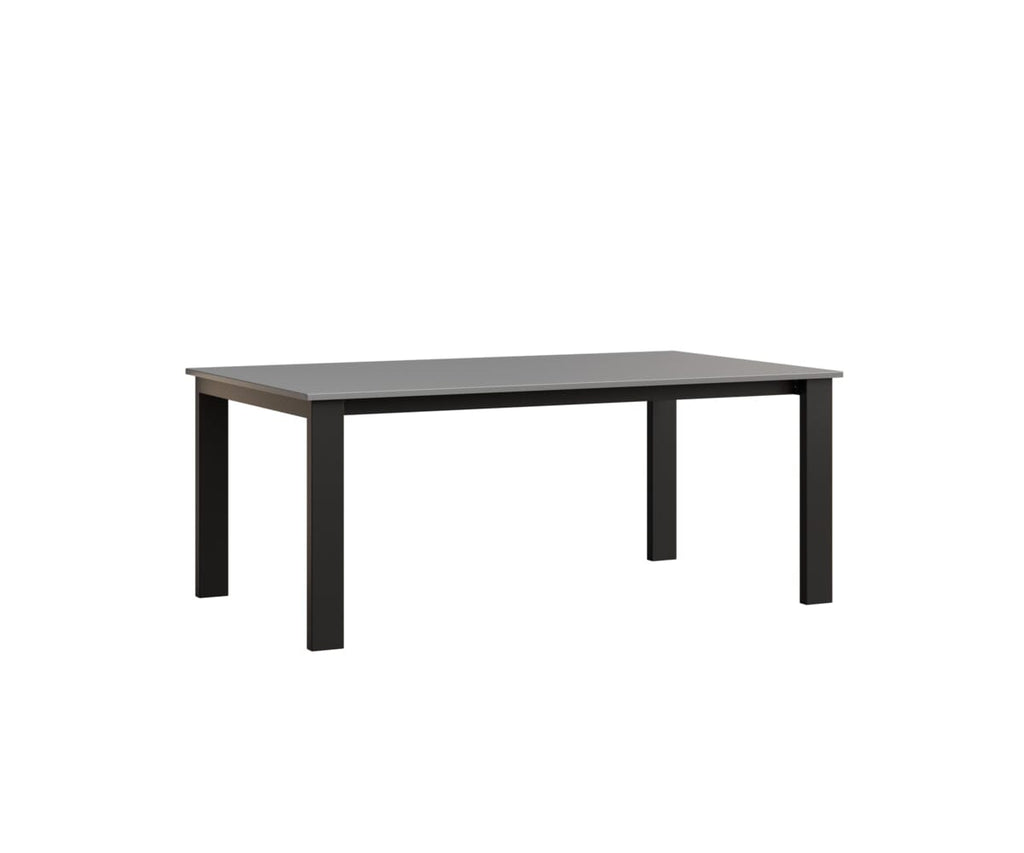 Berkley Expandable Table 42"x72 Rockwood Outdoor Furniture MGP Fog Black Closed