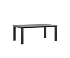 Berkley Expandable Table 42"x72 Rockwood Outdoor Furniture MGP Fog Black Closed