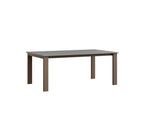 Berkley Expandable Table 42"x72 Rockwood Outdoor Furniture MGP Fog Clay Closed
