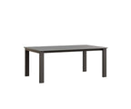 Berkley Expandable Table 42"x72 Rockwood Outdoor Furniture MGP Fog Granite Speckle Closed