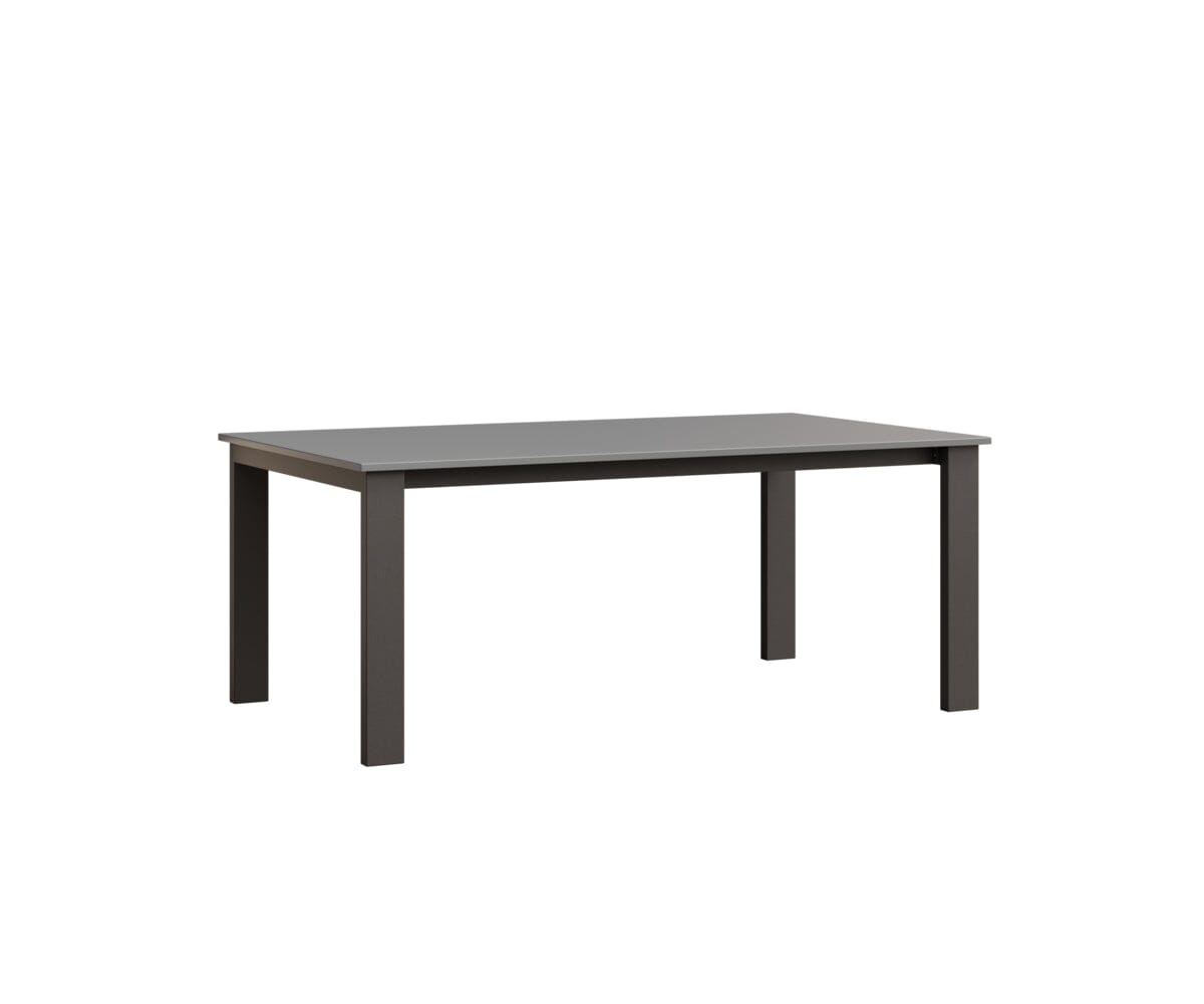 Berkley Expandable Table 42"x72 Rockwood Outdoor Furniture MGP Fog Granite Speckle Closed