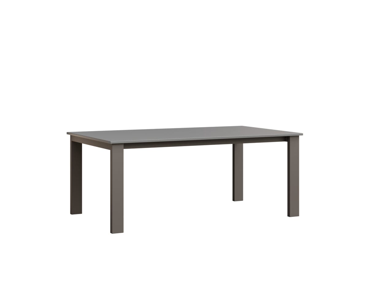 Berkley Expandable Table 42"x72 Rockwood Outdoor Furniture MGP Fog Graphite Closed