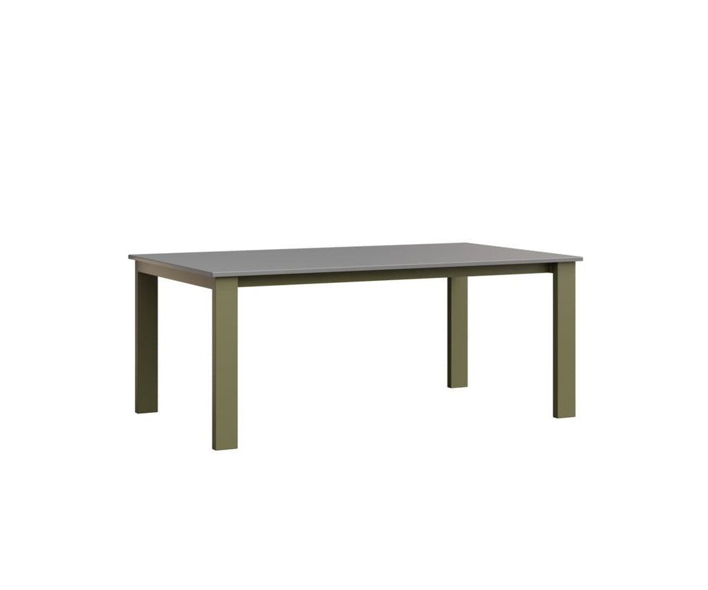 Berkley Expandable Table 42"x72 Rockwood Outdoor Furniture MGP Fog Green Sage Closed