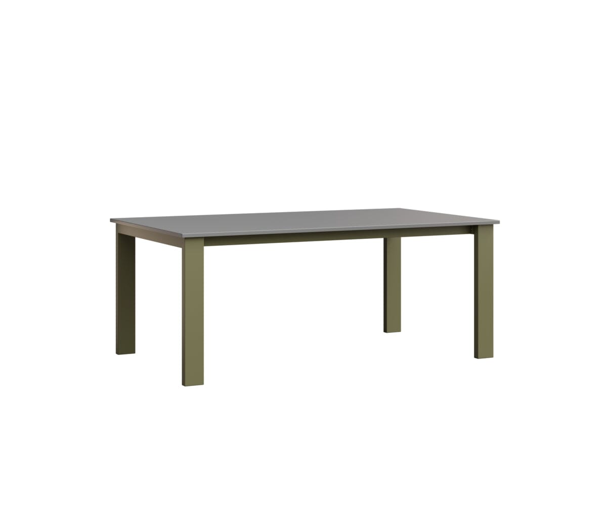 Berkley Expandable Table 42"x72 Rockwood Outdoor Furniture MGP Fog Green Sage Closed