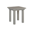 Vida End Table - Dining Rockwood Outdoor Furniture Platinum Silver 
