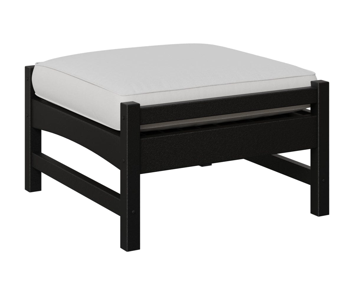 Camden Ottoman Rockwood Outdoor Furniture Black 
