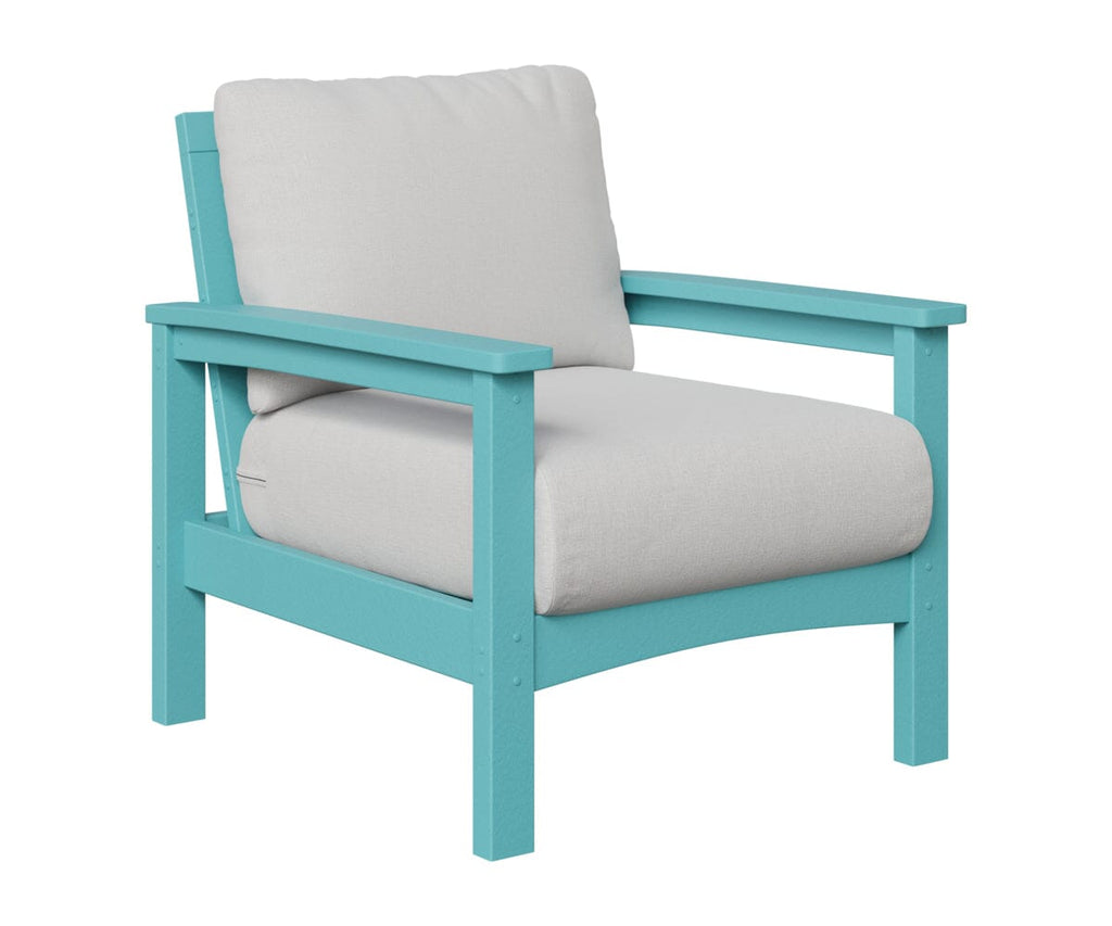 Camden Club Chair Rockwood Outdoor Furniture Aruba Blue 