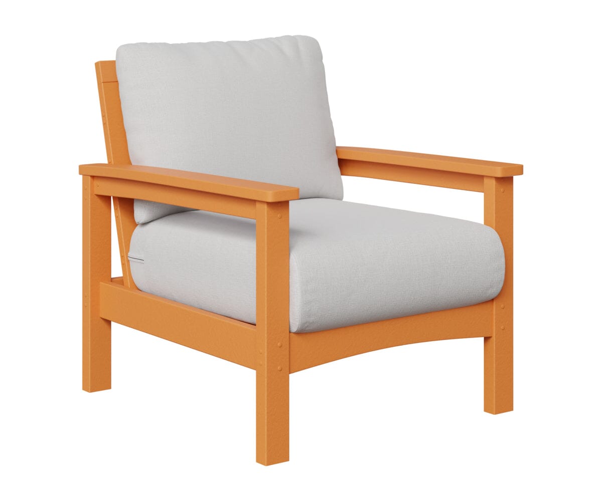 Camden Club Chair Rockwood Outdoor Furniture Mango Orange 