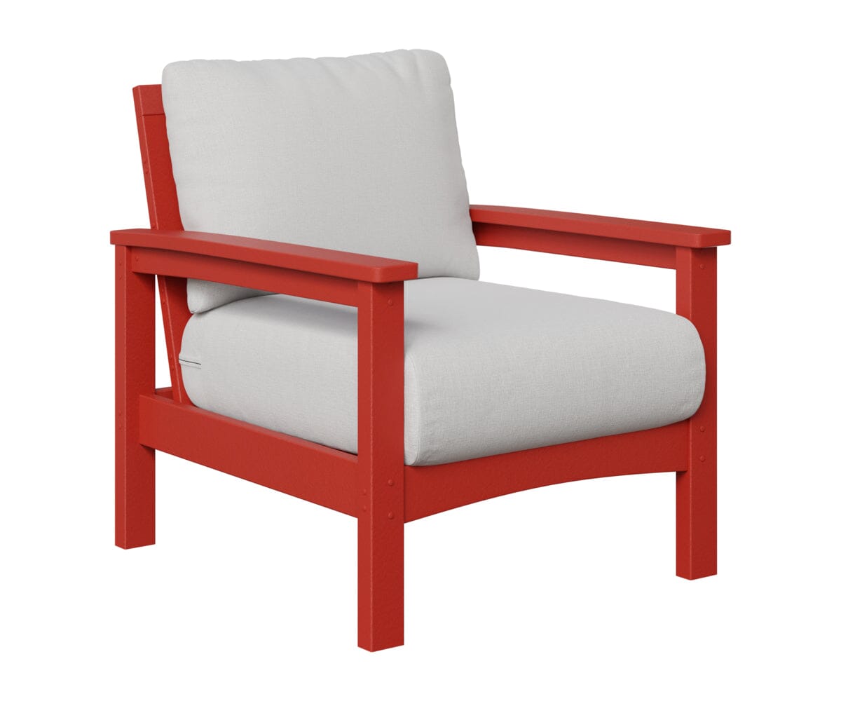 Camden Club Chair Rockwood Outdoor Furniture Scarlet Red 