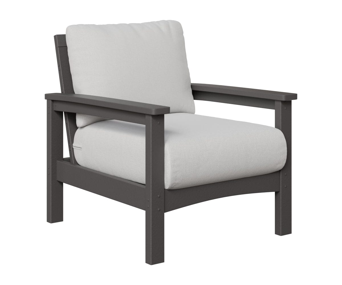 Camden Club Chair Rockwood Outdoor Furniture Smoke Gray 