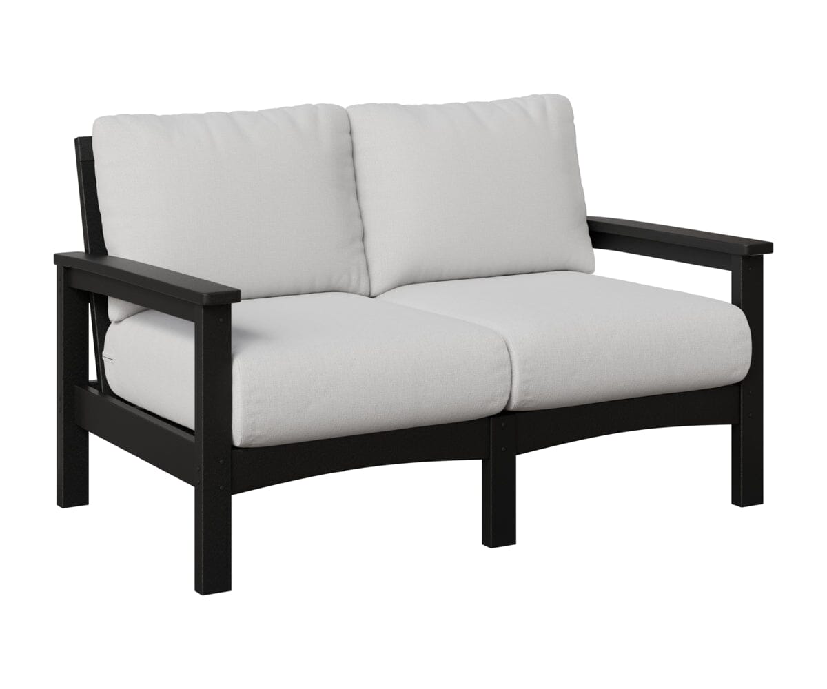 Camden Love Seat Rockwood Outdoor Furniture Black 