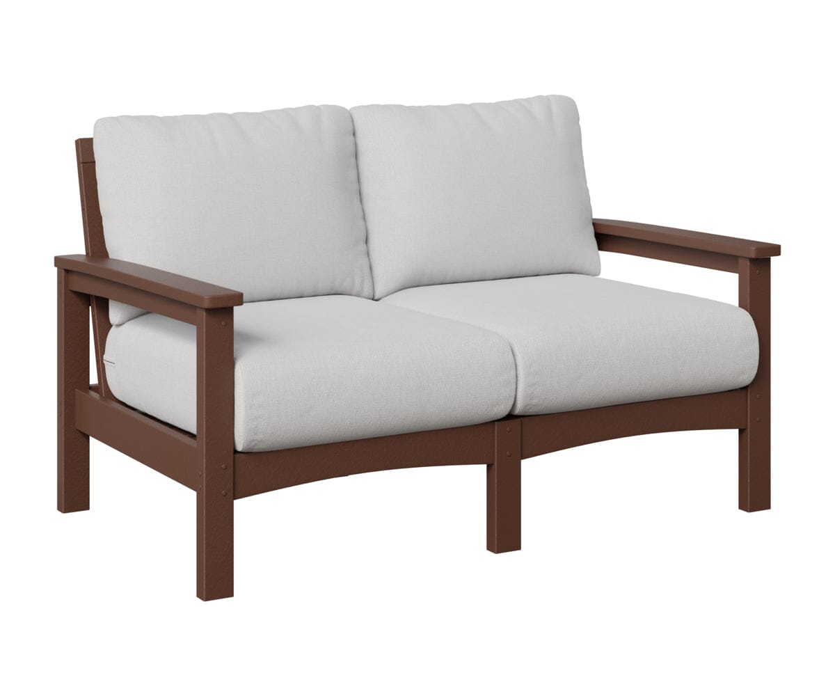 Camden Love Seat Rockwood Outdoor Furniture Chocolate Brown 