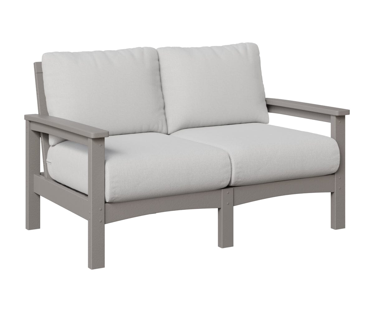 Camden Love Seat Rockwood Outdoor Furniture Light Gray 