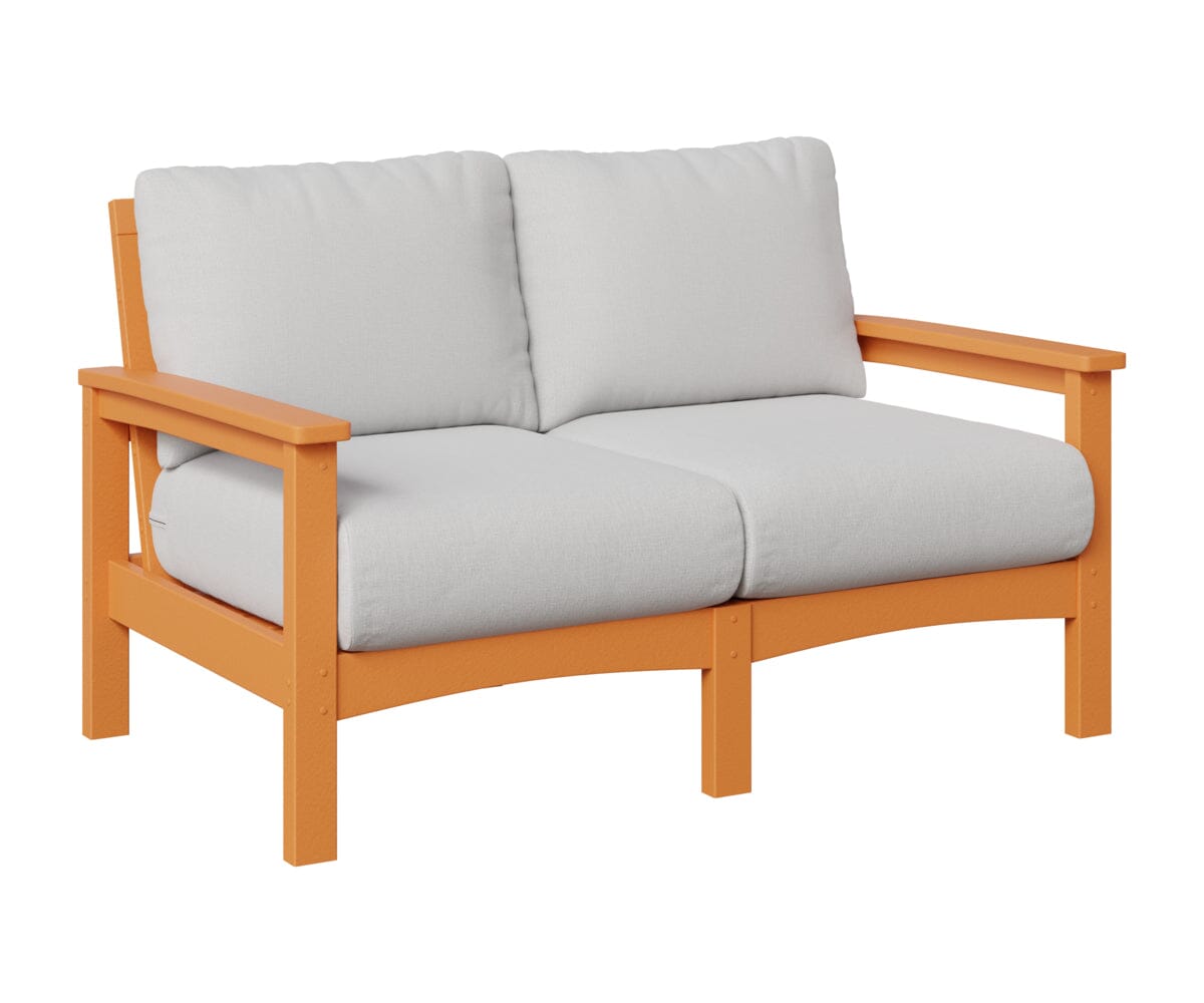 Camden Love Seat Rockwood Outdoor Furniture Mango Orange 