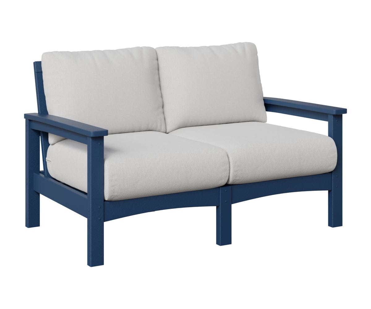 Camden Love Seat Rockwood Outdoor Furniture Navy Blue 