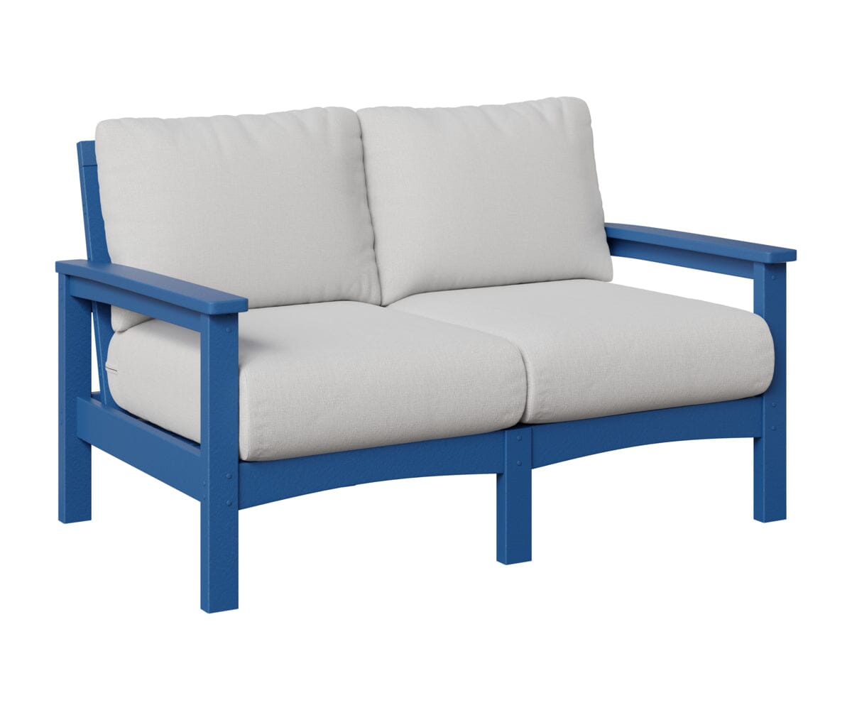 Camden Love Seat Rockwood Outdoor Furniture Pacific Blue 
