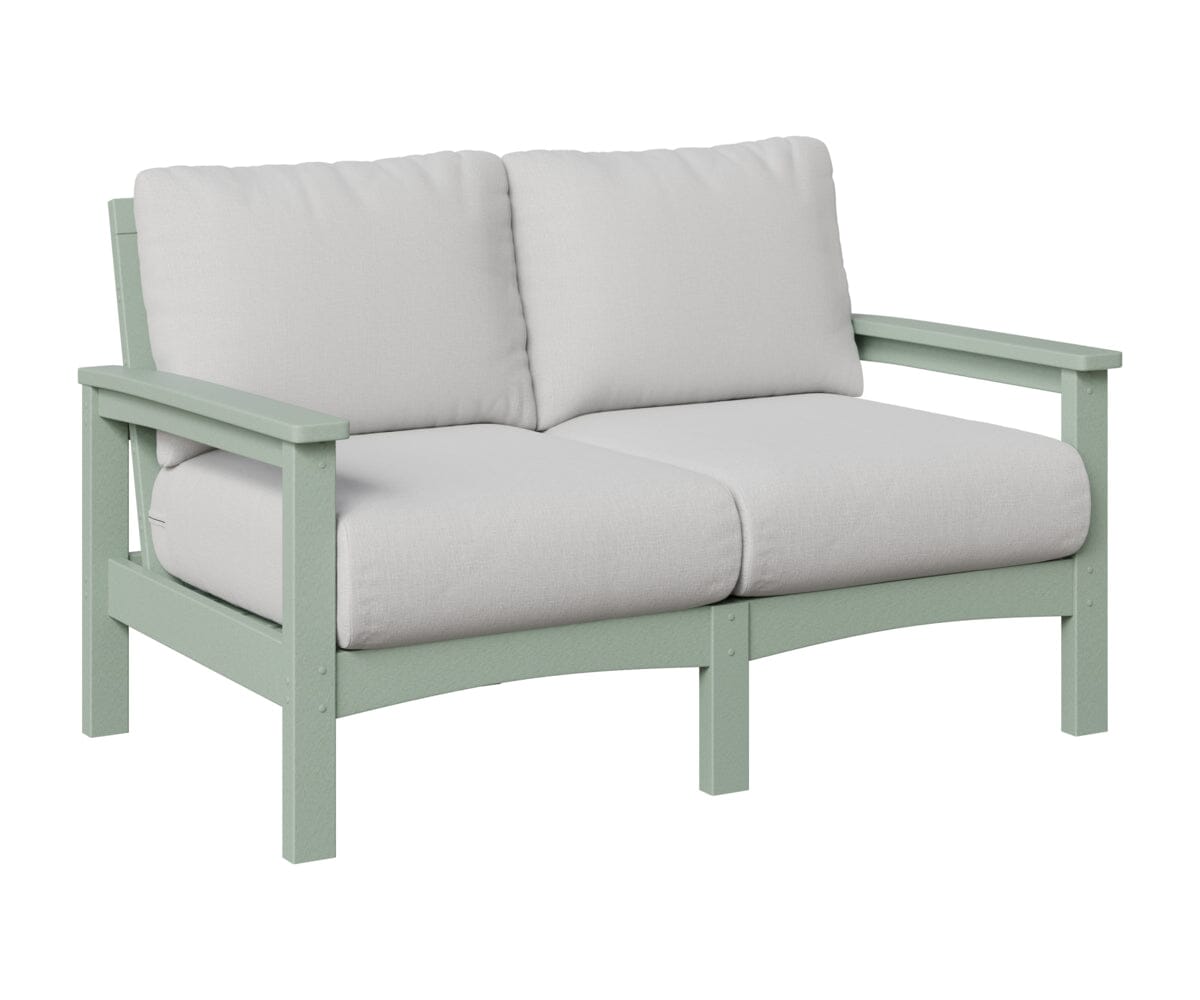 Camden Love Seat Rockwood Outdoor Furniture Seafoam 