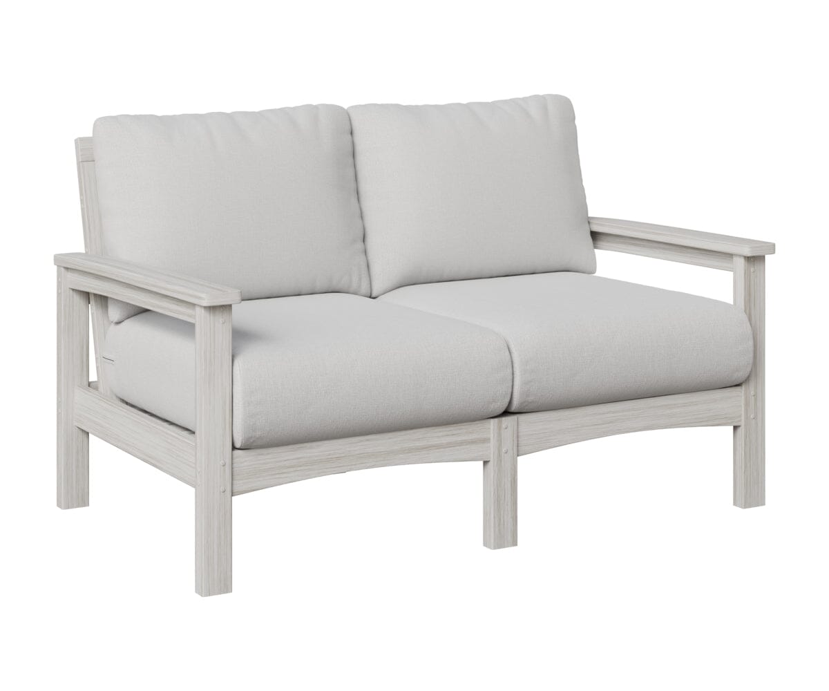 Camden Love Seat Rockwood Outdoor Furniture Natural Finish: Seashell 