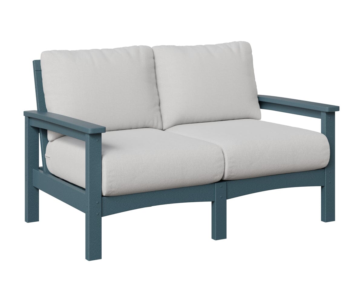 Camden Love Seat Rockwood Outdoor Furniture Slate 