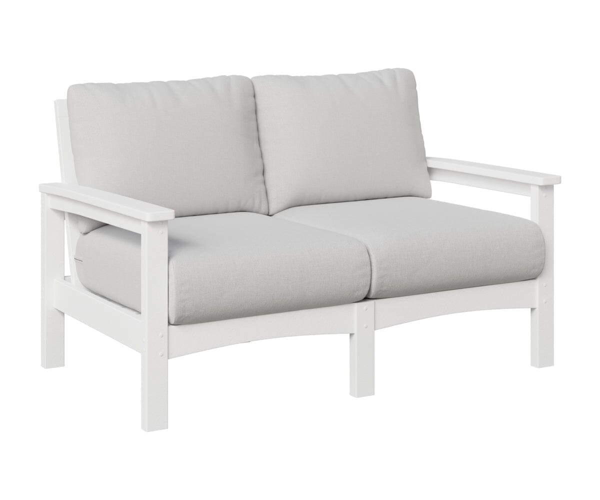 Camden Love Seat Rockwood Outdoor Furniture White 