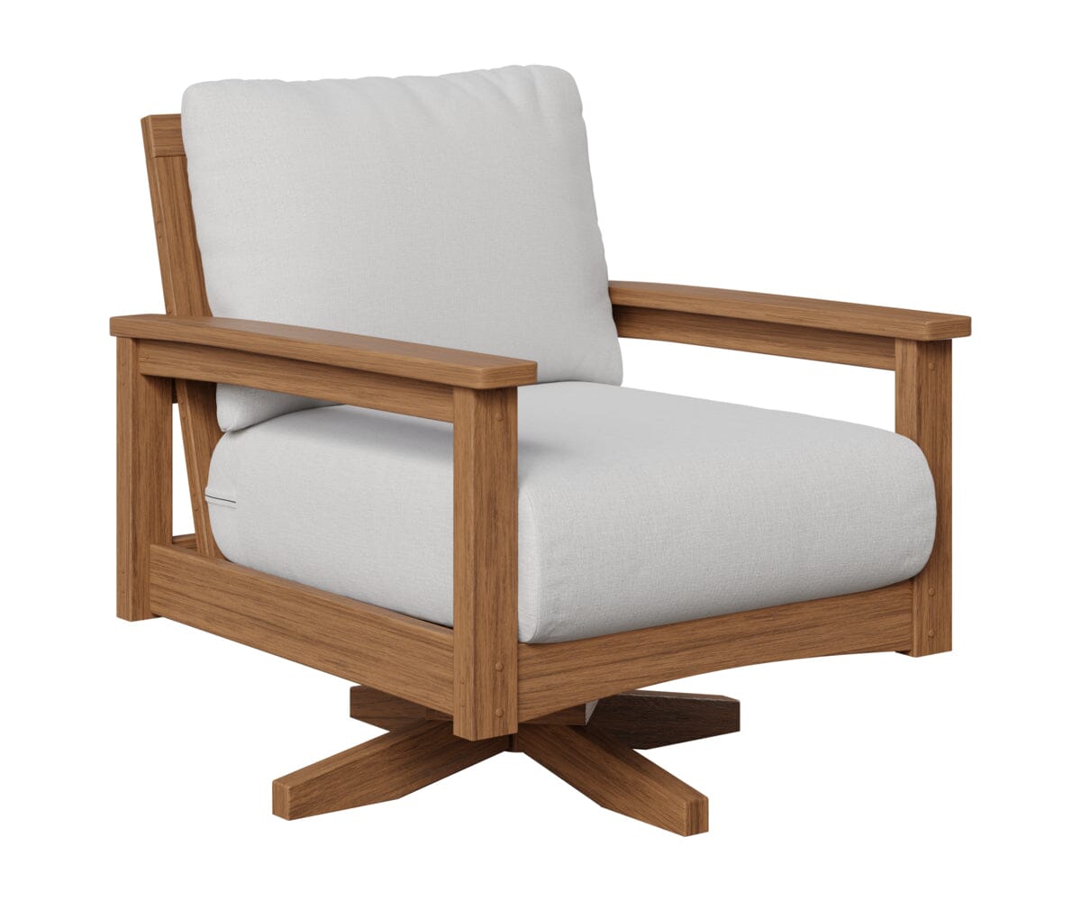 Camden Swiver Rocker Rockwood Outdoor Furniture Natural Finish: Antique Mahogany 