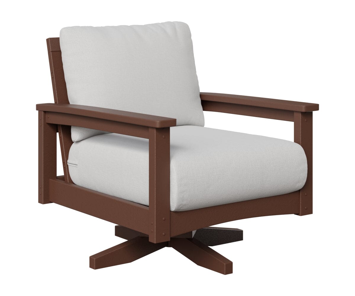 Camden Swiver Rocker Rockwood Outdoor Furniture Chocolate Brown 