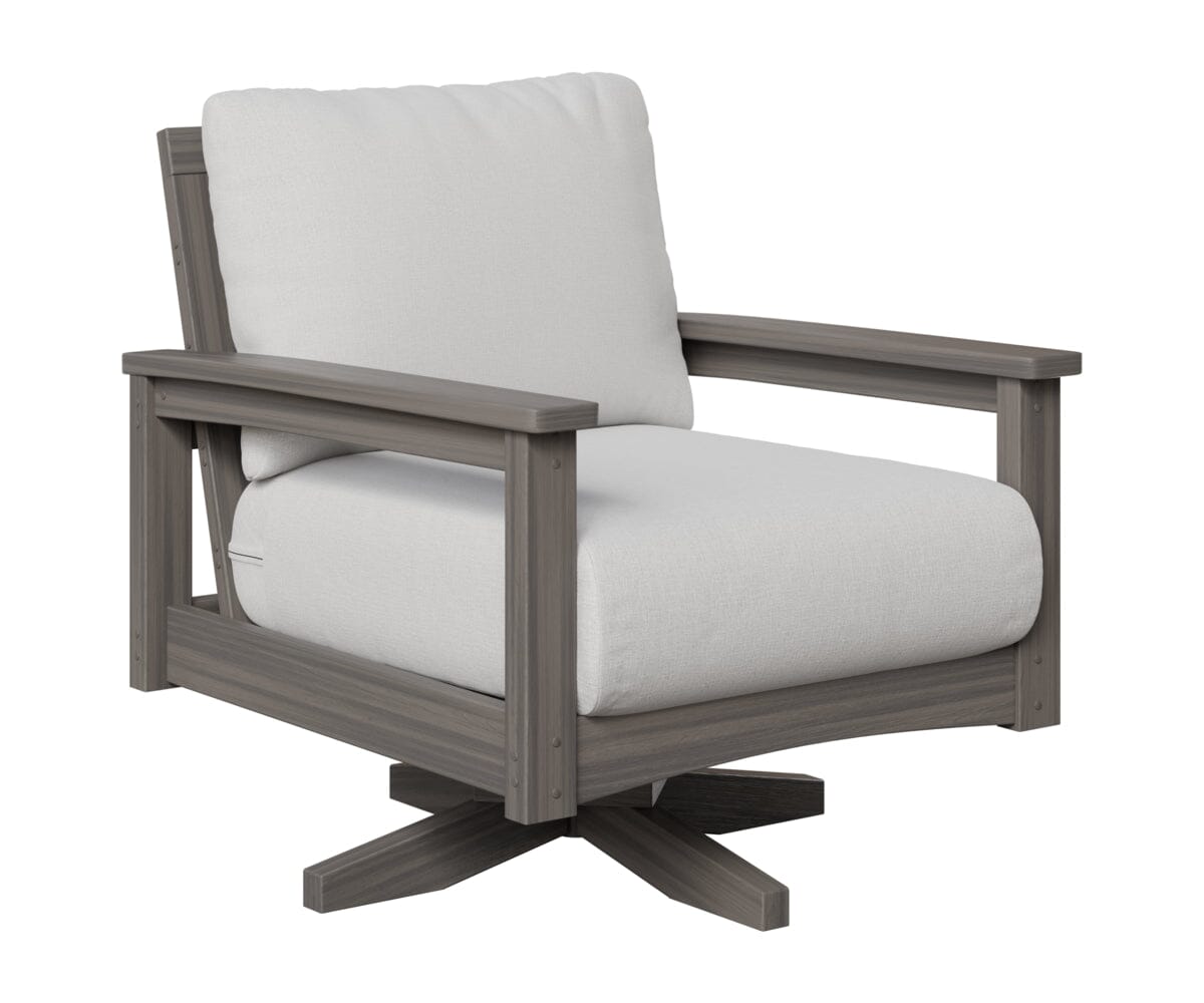 Camden Swiver Rocker Rockwood Outdoor Furniture Natural Finish: Coastal Gray 