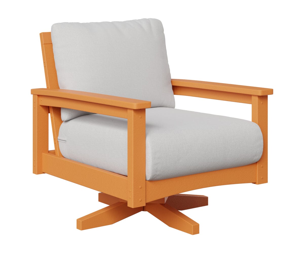 Camden Swiver Rocker Rockwood Outdoor Furniture Mango Orange 