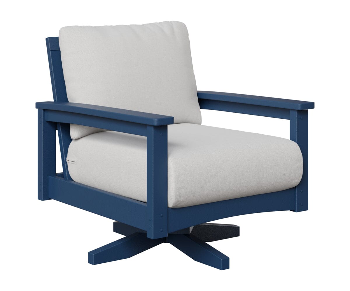 Camden Swiver Rocker Rockwood Outdoor Furniture Navy Blue 