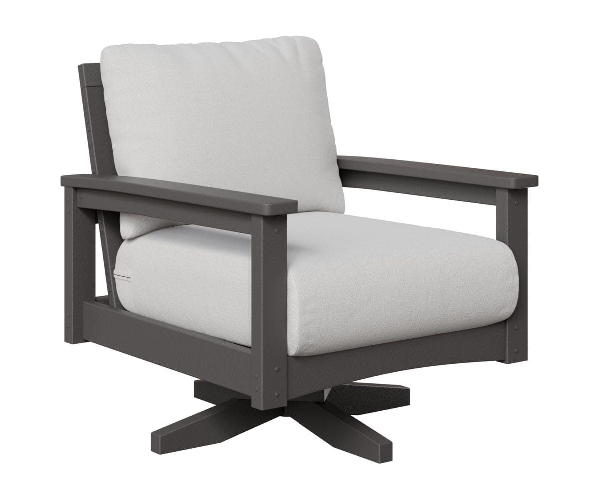 Camden Swiver Rocker Rockwood Outdoor Furniture Smoke Gray 