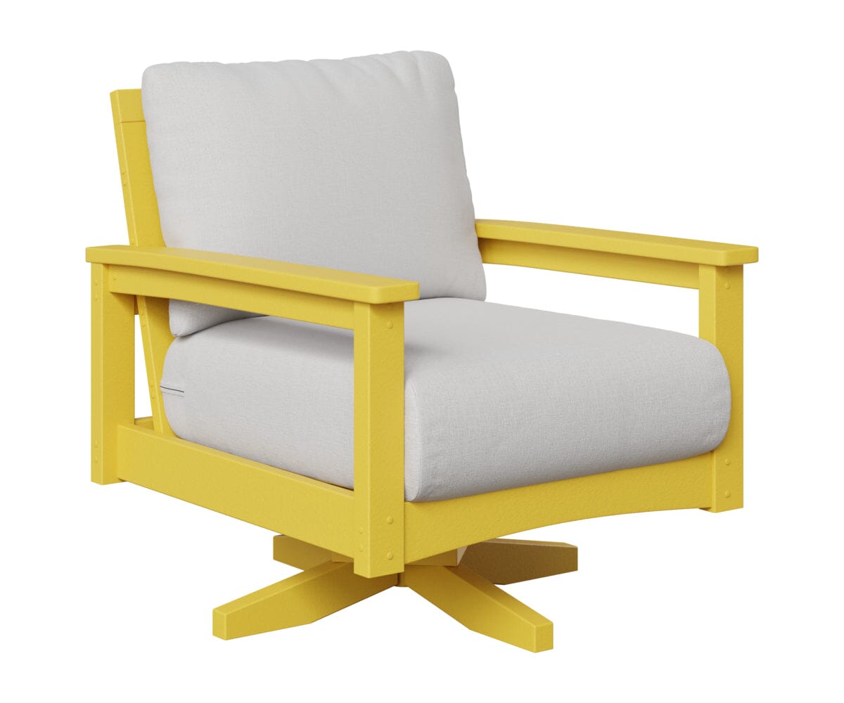 Camden Swiver Rocker Rockwood Outdoor Furniture Sunburst Yellow 