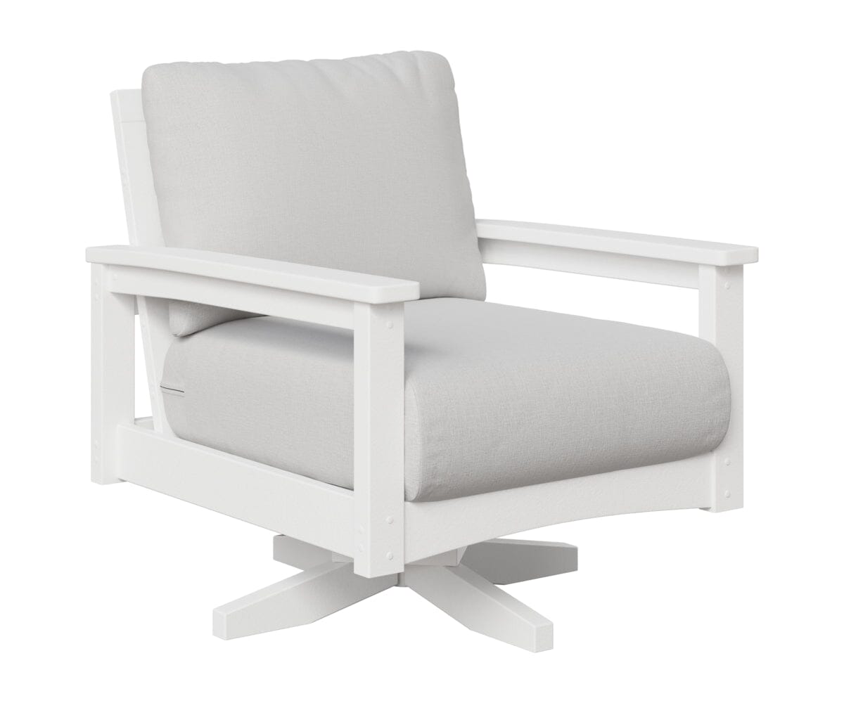 Camden Swiver Rocker Rockwood Outdoor Furniture White 